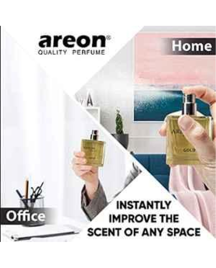 Areon 50ml Silver Car Perfume | Glass Bottel | MCP05 