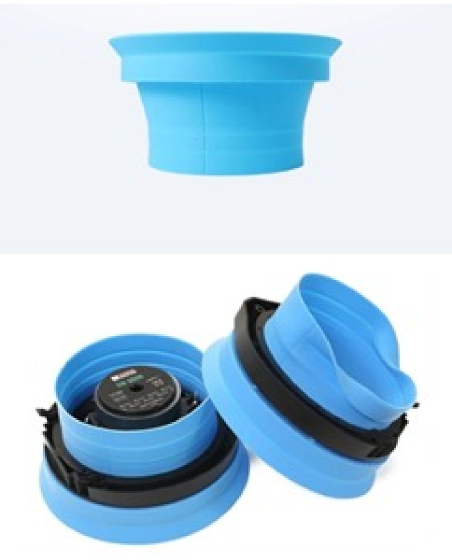 Global Byte Universal Speaker Ring Silicon base Flexible Rain Protector | SR-UNI/SL