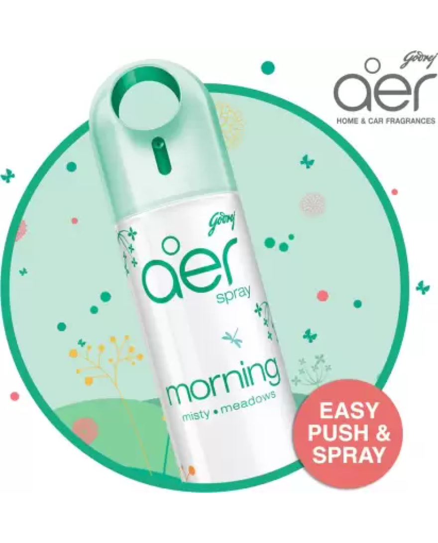 Godrej Aer Morning Misty Meadows Spray | 220 ml