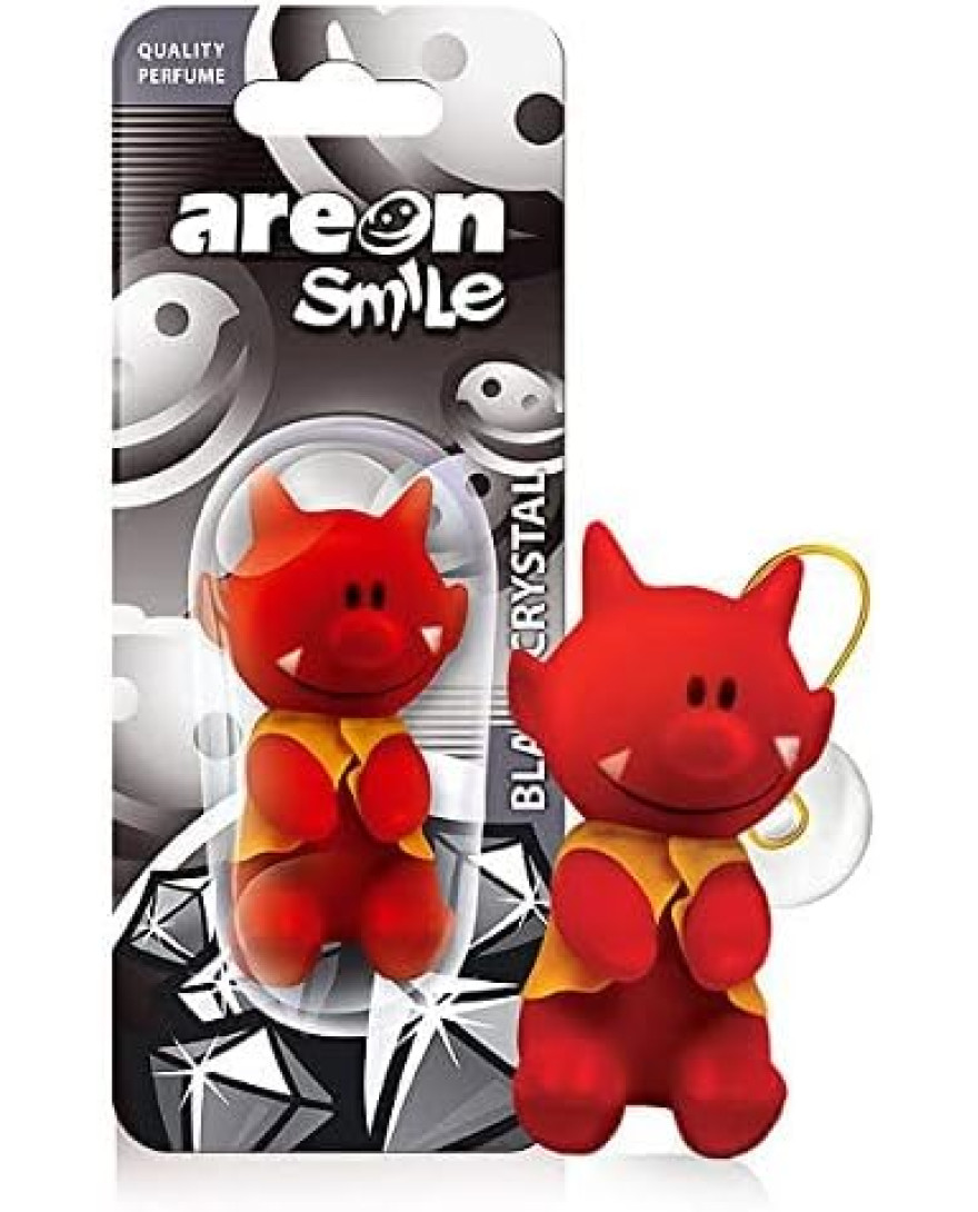 AREON Toy Car Air freshener Smile Black Crystal | ASB03