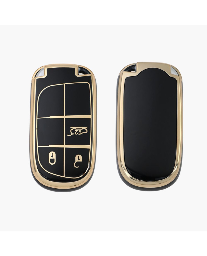 keycare TPU Key Cover | GOLD BLACK | Compatible with Compass, Meridian