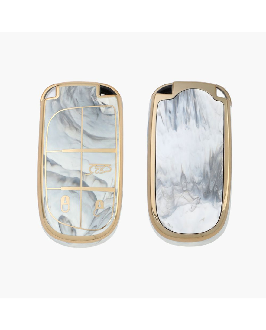 keycare TPU Key Cover | TP28 Marble Finish | Compatible with Compass, Meridian