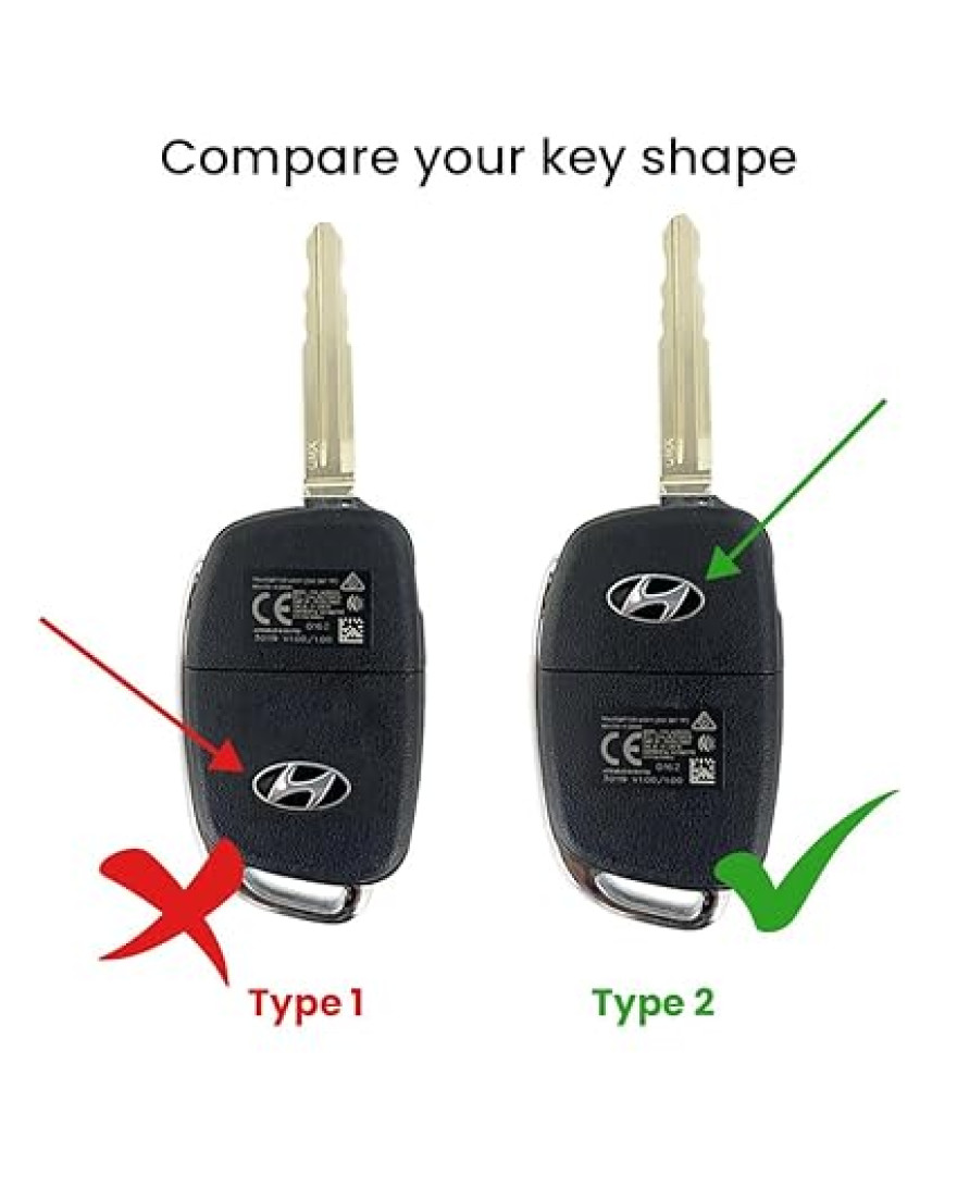 Keycare TPU Key Cover For Amaze, City, Jazz, WR-V 2 Button Smart Key | TP33 | GoldBLack Finish