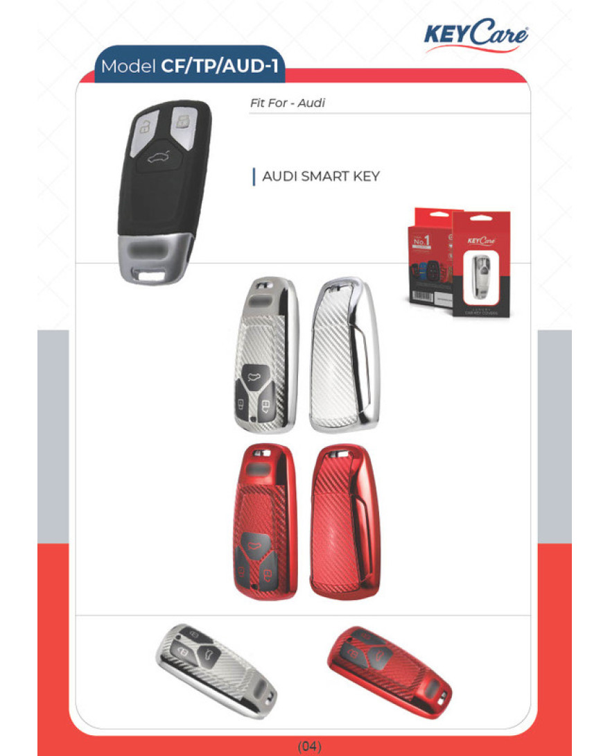 KEY CARE TPU AUDI_BO6H | Fit For Audi Smart Keys