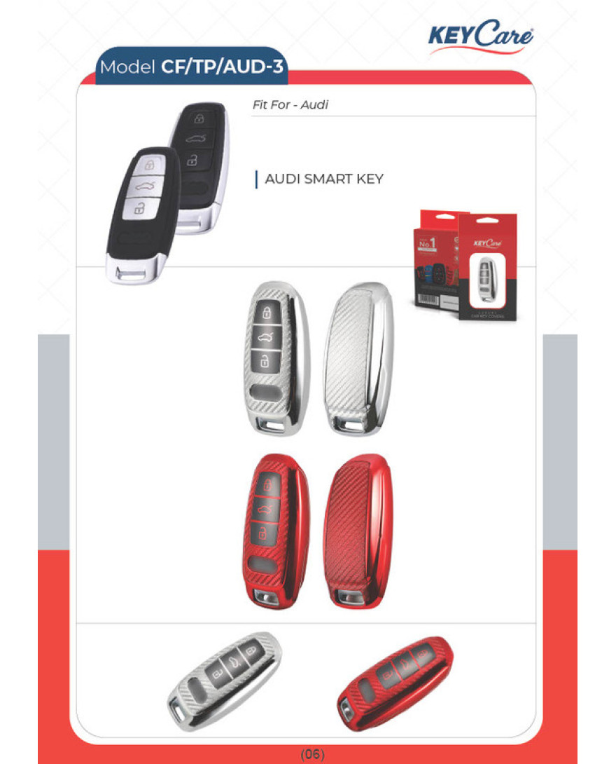 KEY CARE TPU AUDI_DO6 | Fit For Audi Smart Keys