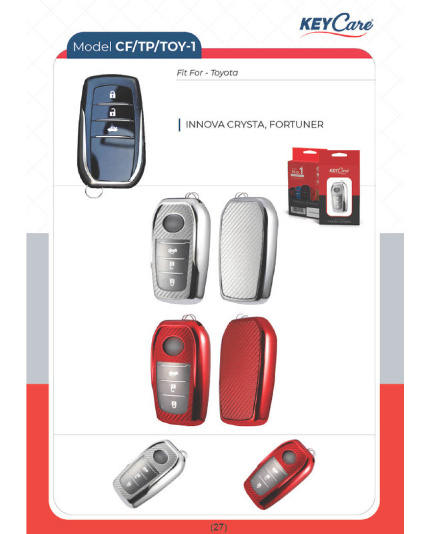 KEY CARE TPU TYT_AO6T | Fit For INNOVA CRYSTA, FORTUNER