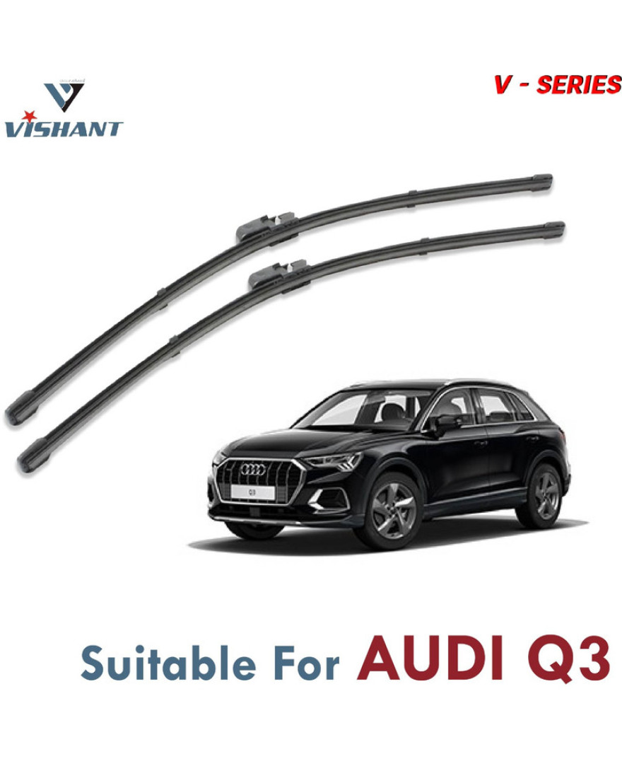 V Series Front Wiper Blade Suitable For Merce Audi Q3 | SIZE RH 24 Inch / LH 20 Inch | Pack of 2