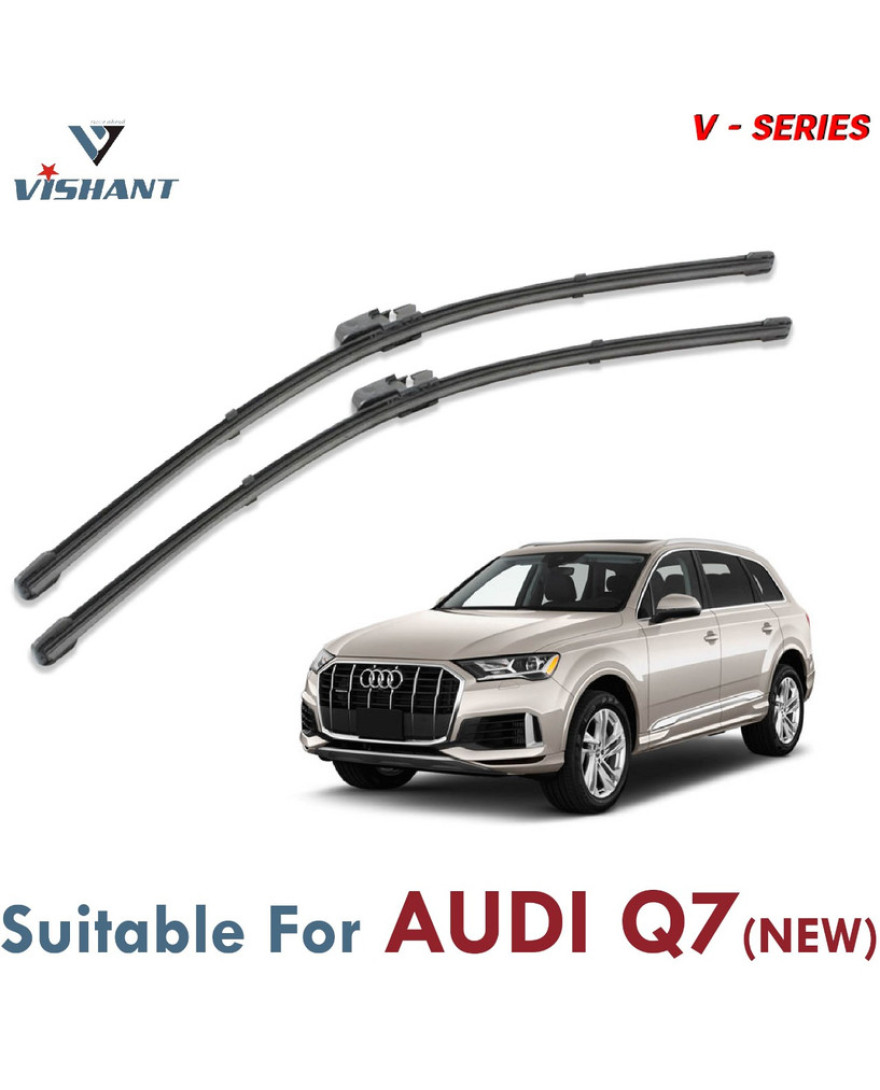 V Series Front Wiper Blade Suitable For Audi Q7 New | SIZE RH 26 Inch / LH 20 Inch | Pack of 2