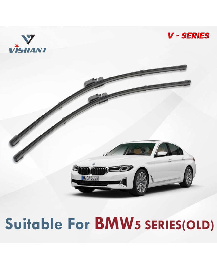 V Series Front Wiper Blade Suitable For BMW 5 Series old | SIZE RH 26 Inch / LH 18 Inch | Pack of 2