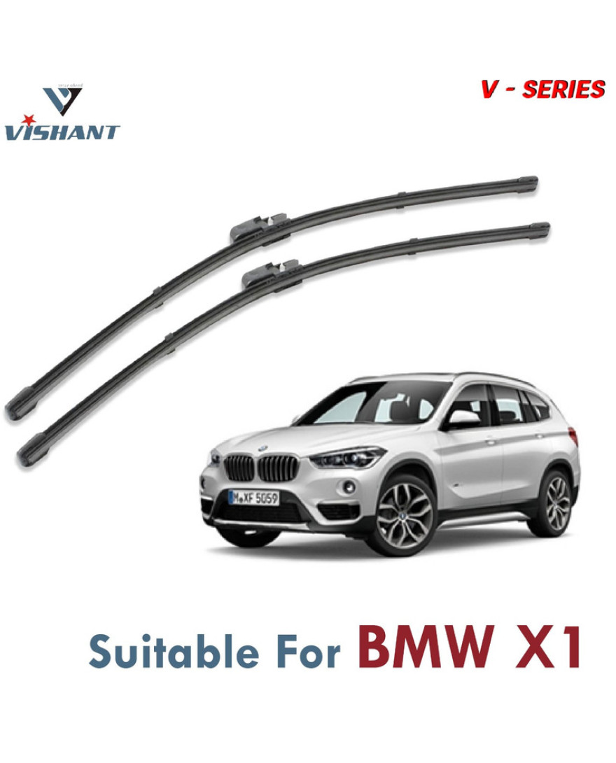 V Series Front Wiper Blade Suitable For BMW X1 | SIZE RH 26 Inch / LH 16 Inch | Pack of 2