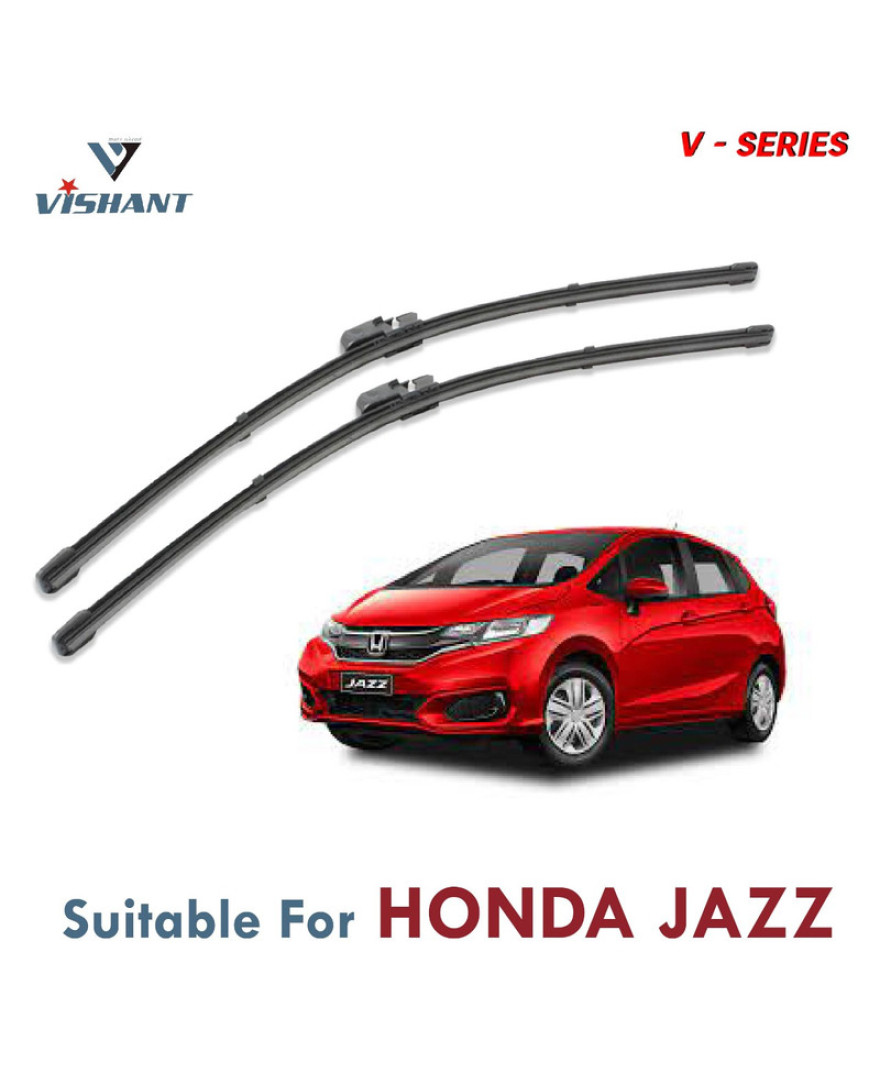 V Series Front Wiper Blade Suitable For Honda Jazz | SIZE RH 26 Inch / LH 14 Inch | Pack of 2