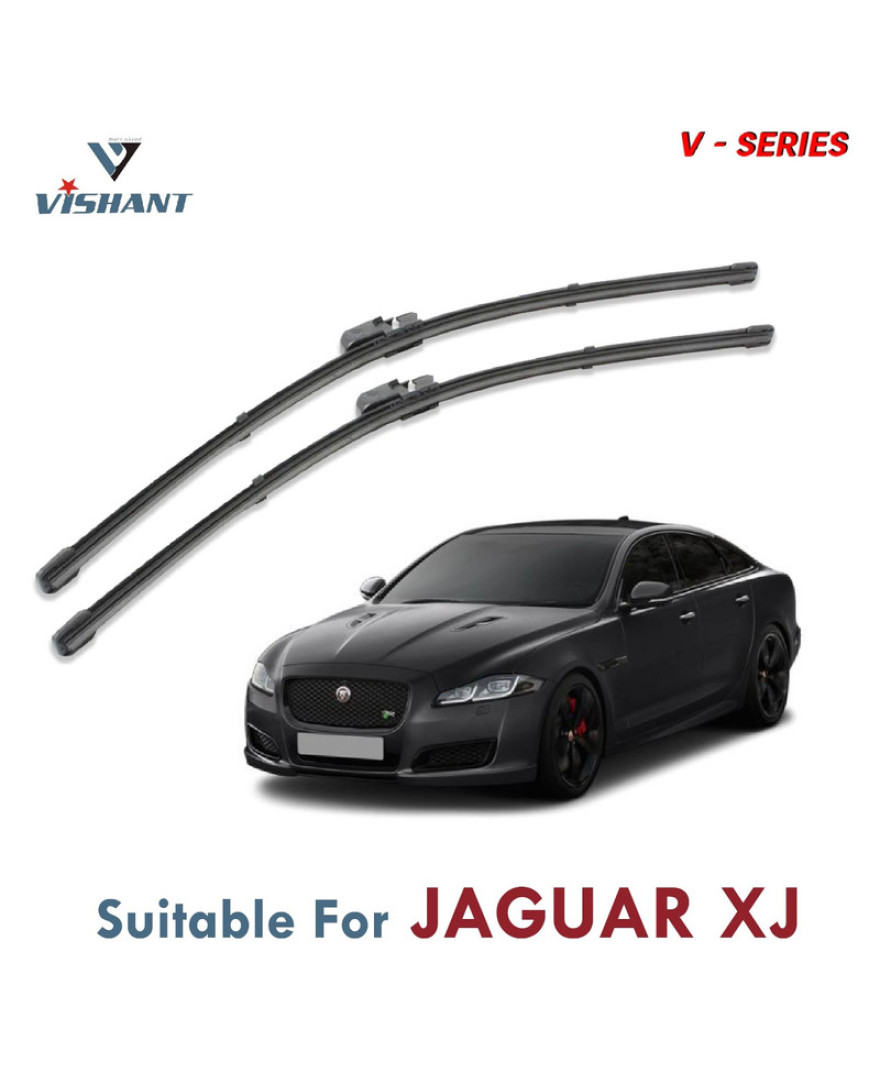 V Series Front Wiper Blade Suitable ForJaguar XJ | SIZE RH 23 Inch / LH 19 Inch | Pack of 2