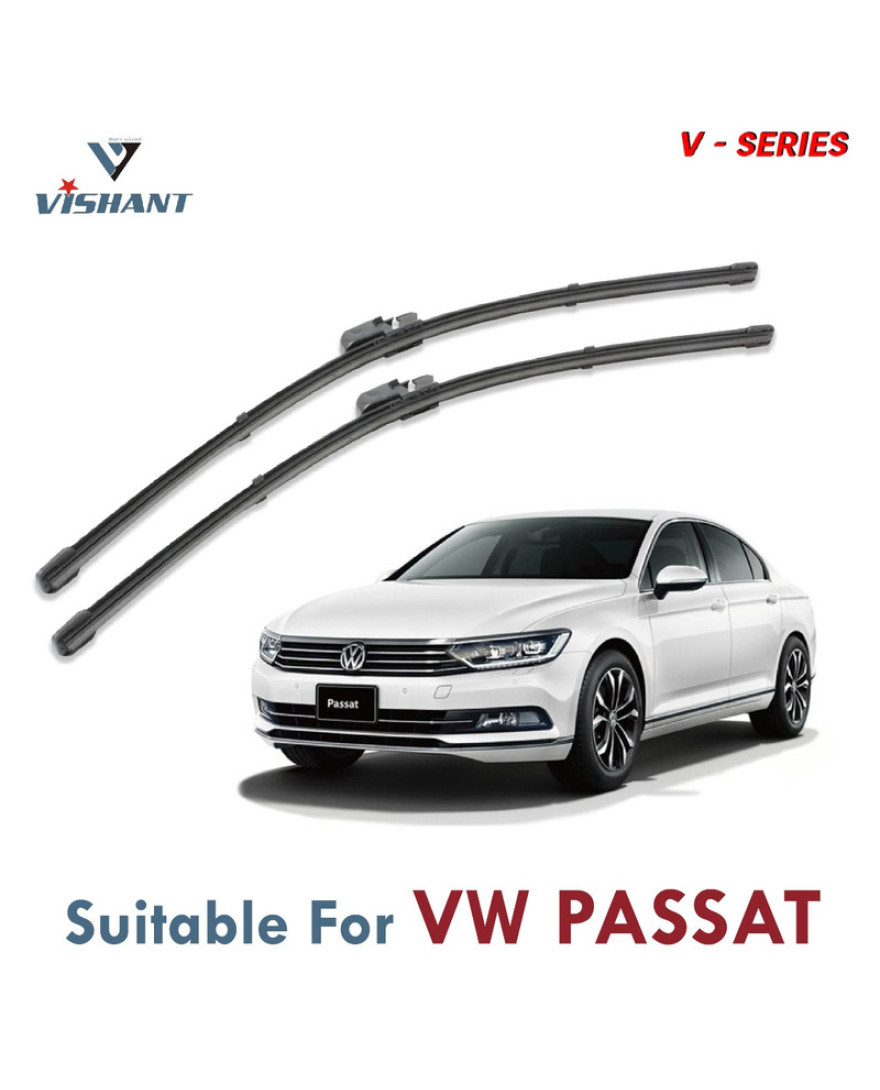 V Series Front Wiper Blade Suitable For Volkswagen Jetta | SIZE RH 24 Inch / LH 19 Inch | Pack of 2